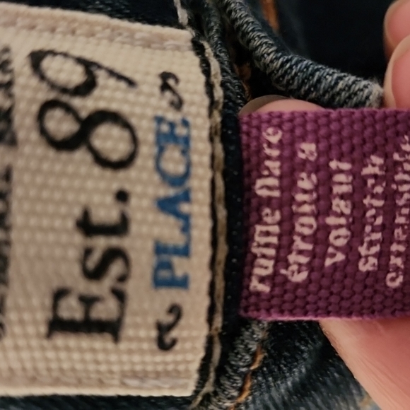 Very cute est 89 place ruffle flare jeans size 4T - Picture 6 of 6